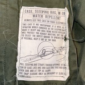 Vintage us army Sleeping bag cover